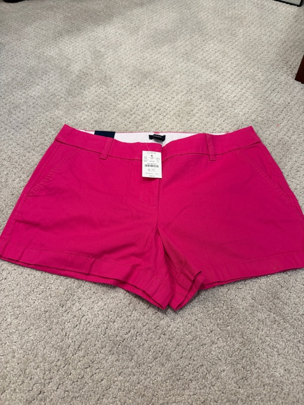 J. Crew 3 1/2” Pink Cotton Shorts